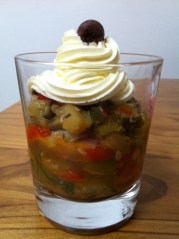 Ratatouille with Lemon Chantilly