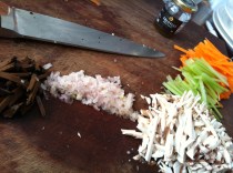 A frenzy of julienne...